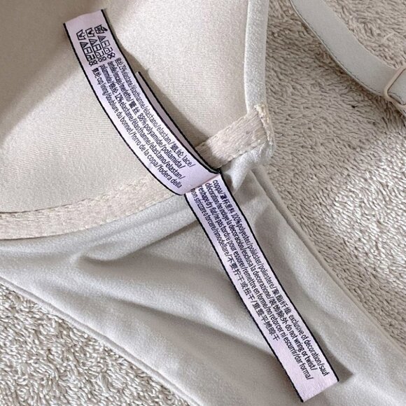 5/$25 Victoria’s Secret Body By Victoria Beige Racerback Perfct Coverage Bra 32F - Picture 10 of 11